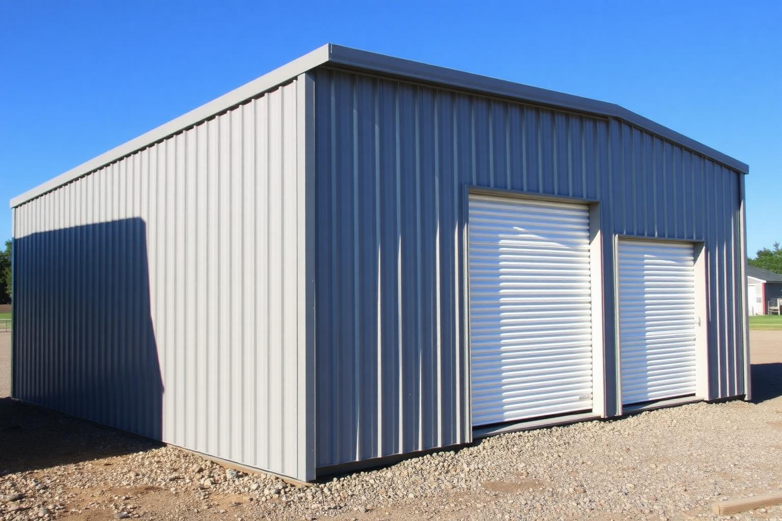 All Vertical Panels — Custom sizes building from United Metal Buildings, sold by Oronoco Buildings LLC
